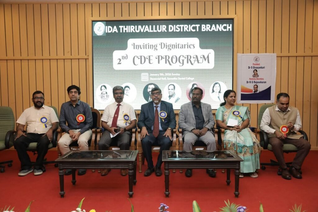 2nd CDE Program hosted by the IDA Thiruvallur District Branch. It was a nice experience sharing insights and connecting with fellow professionals dedicated to advancing dental excellence.